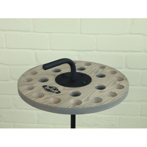 Buffalo Harlem Cue Stand Round Cement for 6 Cues