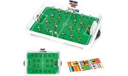 Mini table football game on springs for 22 players