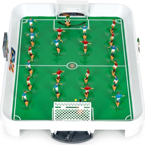 Mini table football game on springs for 22 players
