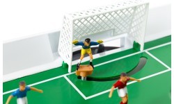 Mini table football game on springs for 22 players