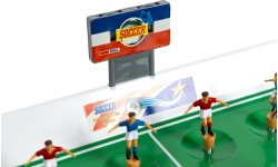 Mini table football game on springs for 22 players