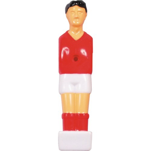 Stalo futbolo žaidėjai Buffalo, raudoni / balti, 13 mm, 4 vnt.