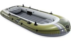 Надувная лодка Intex Seahawk 4 на 4 человека, насос, 2 весла, 66334