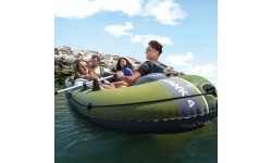 Надувная лодка Intex Seahawk 4 на 4 человека, насос, 2 весла, 66334