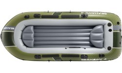Pripučiama valtis Intex Seahawk 4, 4 asmenų, su pompa ir 2 irklais, 66334