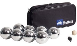 Petanque Set Buffalo, 8 metal balls