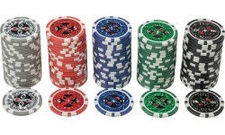 Philos Poker Set 100 chips in holder 11,5 gr