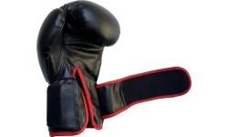 Buffalo Outrage boxing gloves black and red 10oz