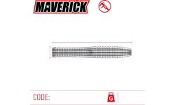 Winmau Maverick smiginio strėlytės, 80% volframo, plieniniai antgaliai