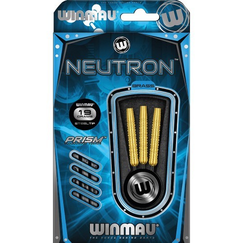 Smiginio strėlytės Winmau Neutron, žalvarinės, plieniniais smaigaliais, 19 g
