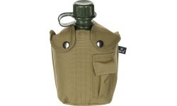 Plastikinė gertuvė su dėklu MFH - Coyote Tan, 1 l