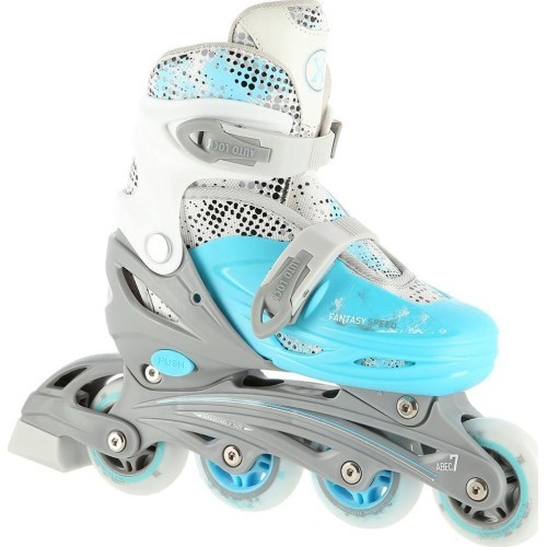 NH18331 SET 4in1 INLINE/ICE-SKATES NILS EXTREME - Blue