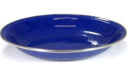 Emaliuota gili lėkštė Origin Outdoors 20 cm, mėlyna
