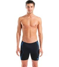 Плавки M Graphic Swim Mid Jammer, чёрно-бирюзовые - 508