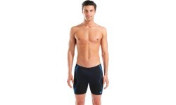 Плавки M Graphic Swim Mid Jammer, чёрно-бирюзовые - 508