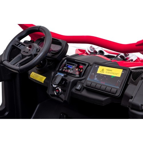 Elektromobilis bagis Maverick Turbo RR, raudonas