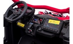 Elektromobilis bagis Maverick Turbo RR, raudonas