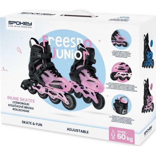 Reguliuojamos vaikiškos riedučiai Spokey FREESPO JUNIOR