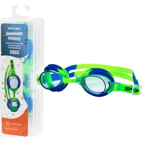 Children's swimming goggles green Spokey JELLYFISH