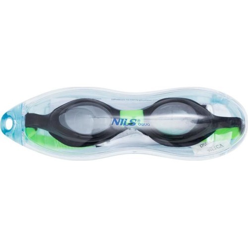 NQG170AF BLACK/GREEN CHILDREN'S NILS AQUA GOGGLES