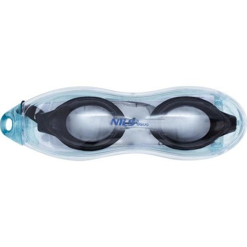 Juodi plaukimo akiniai NILS Aqua NQG130AF