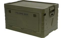 NCB4004 FOLDING CAMPING BOX WITH LID GREEN 50L NILS CAMP