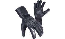 W-TEC Talhof Leather Motorcycle Gloves - Black