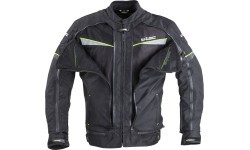 Vyriška motociklininko striukė W-TEC Progair - Juoda-fluo