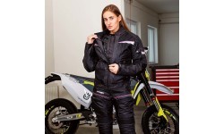 Женская мотоциклетная куртка W-TEC Progair Lady - Чёрный-флуо