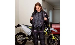 Moteriška motociklininkų striukė W-TEC Progair Lady - Juoda-fluo