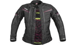 Women’s Motorcycle Jacket W-TEC Progair Lady - Black-Fluo