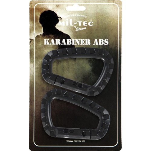 Juodas ABS karabinas