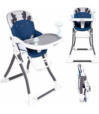 Maitinimo kėdutė Eco Toys Reindeer, mėlyna