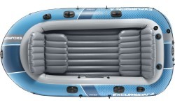 Pripučiama valtis Intex Excursion 4, 4 vietų, su pompa, 2 irklai ir krepšys 66324