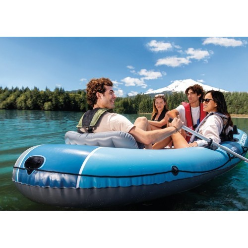 Надувная лодка Intex Excursion 4 на 4 человека, насос, 2 весла, сумка 66324