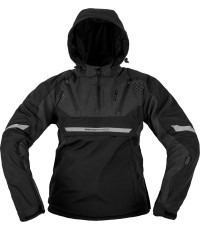 Мужская мотоциклетная куртка softshell W-TEC Annorack - Чёрный