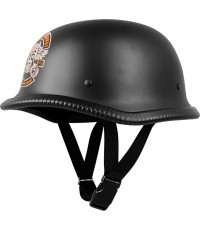 Retro Open Face Motorcycle Helmet Sodager Route 66