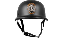 Retro Open Face Motorcycle Helmet Sodager Route 66