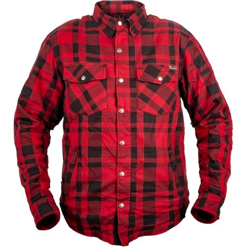 Motociklininko marškiniai BOS Lumberjack - Impact Red