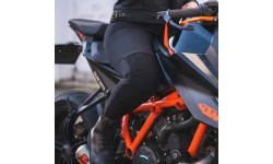 Moteriškos motociklininkės tamprės Oxford Super Moto Black