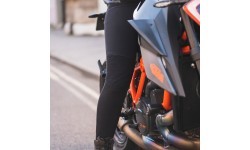 Moteriškos motociklininkės tamprės Oxford Super Moto Black