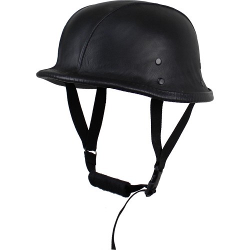 Retro atviro veido motociklininko šalmas Sodager ADH-011 - Juoda