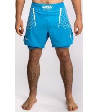 Venum x WOW FC Men’s Fight Shorts - Pacific Blue