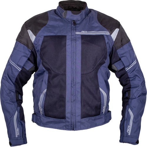 Men’s Summer Motorcycle Jacket BOS Hobart - Blue