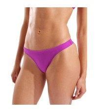 Team Swim Bottom Solid moteriškos maudymosi kelnaitės Very Fuchsia-Team Green 34 - 906