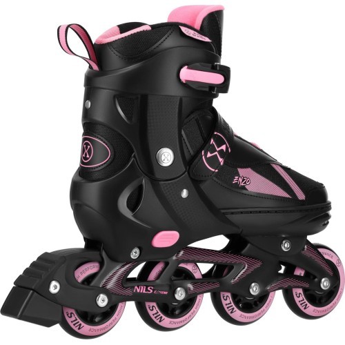 NH382 2IN1 ENZO ROLLER SKATES WITH NILS EXTREME HOCKEY BLADE - Beige 