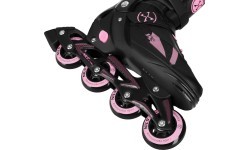 NH382 2IN1 ENZO ROLLER SKATES WITH NILS EXTREME HOCKEY BLADE - Beige 