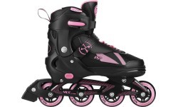 NH382 2IN1 ENZO ROLLER SKATES WITH NILS EXTREME HOCKEY BLADE - Beige 