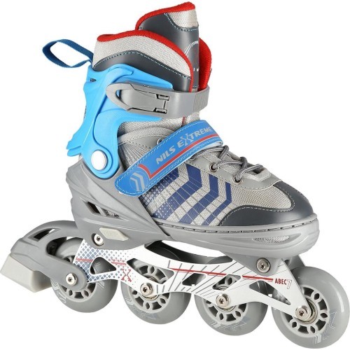 NH18192 4IN1 IN-LINE SKATES/HOCKEY ICE SKATES - Blue-Grey