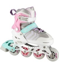NH18192 4IN1 IN-LINE SKATES/HOCKEY ICE SKATES - Pink
